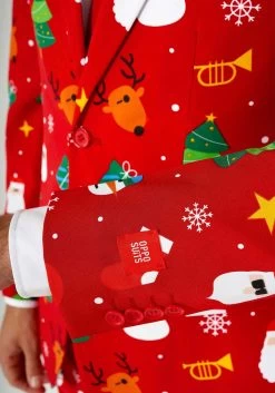 Opposuits Christmas Festivity Red Suit For Men -Halloween Costume Shop mens opposuits christmas festivity red suit alt 6