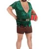 Plus Size Sexy Christmas Elf Costume For Men -Halloween Costume Shop mens plus size sexy christmas elf costume
