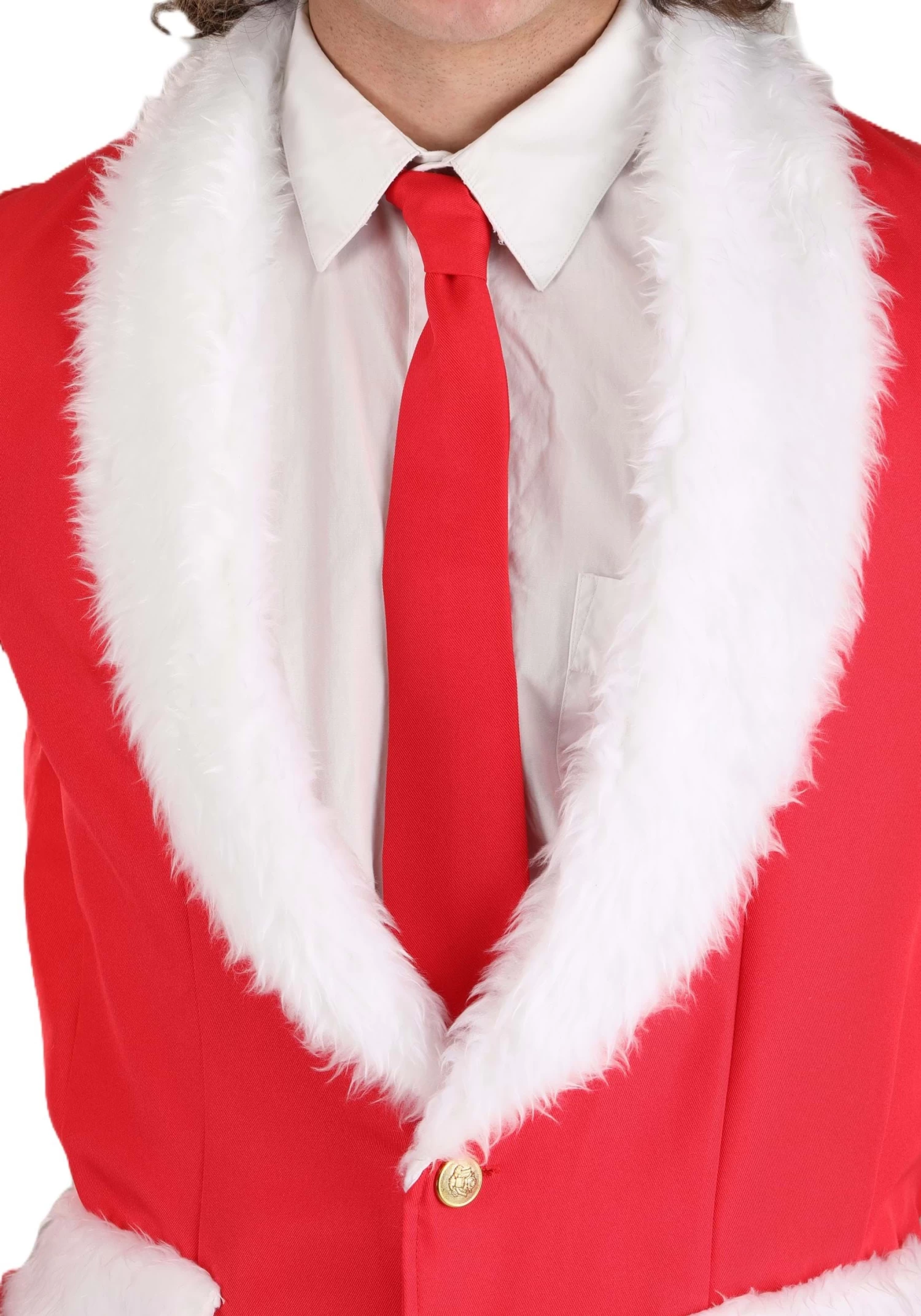 Red Holiday Santa Suit For Men 5 Red Holiday Santa Suit For Men - Image 3