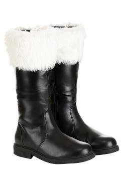 Santa Claus Boots For Men -Halloween Costume Shop mens santa claus boots alt 5
