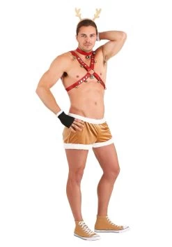 Mens Sexy Reindeer Costume 7 Mens Sexy Reindeer Costume -Halloween Costume Shop mens sexy reindeer costume alt2