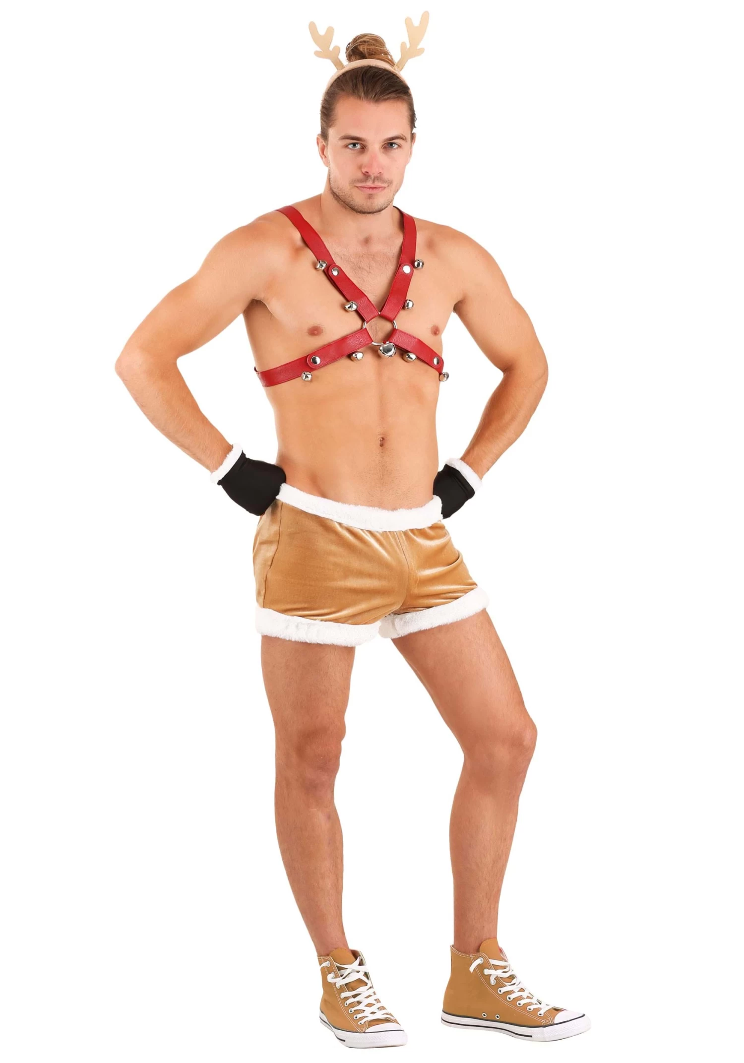 Mens Sexy Reindeer Costume 3 Mens Sexy Reindeer Costume