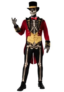 Fun World Men's Skeleton Ringmaster Costume