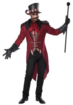 Wicked Ringmaster Costume For Men 10 Wicked Ringmaster Costume For Men -Halloween Costume Shop mens wicked ringmaster costume alt 1