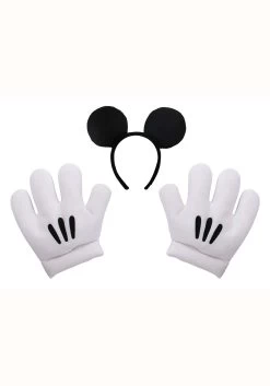 Women's Mickey Ears & Glove Set -Halloween Costume Shop mickey ears glove set alt 1