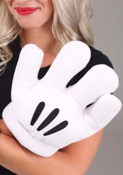 Women's Mickey Ears & Glove Set -Halloween Costume Shop mickey ears glove set alt 4