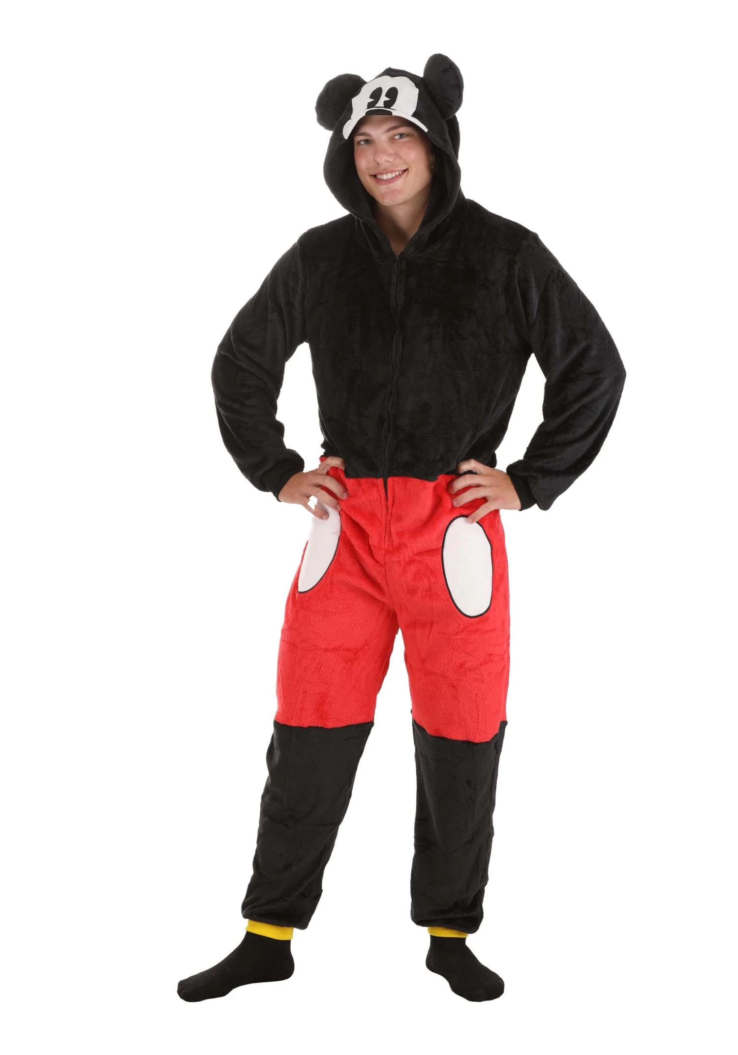 Adult Mickey Super Minky Union Suit 3 Adult Mickey Super Minky Union Suit