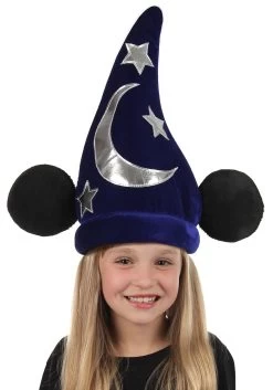 Disney Classic Mickey Wizard Plush Costume Hat -Halloween Costume Shop mickey wizard plush hat alt 4