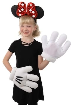 Minnie Glitter Headband & Gloves Set -Halloween Costume Shop minnie glitter headband gloves set alt 2