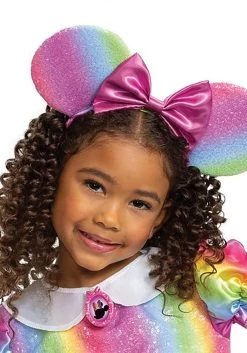 Disguise Minnie Mouse Rainbow Minnie Toddler Costume -Halloween Costume Shop minnie mouse rainbow minnie toddler costume alt 2