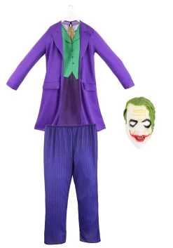 Modern Joker Costume For Adults -Halloween Costume Shop modern joker adult costume flat