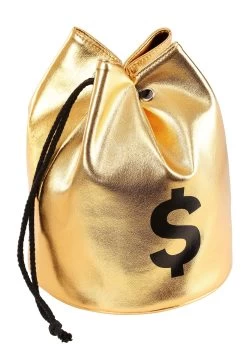 Money Bag Purse Costume Accessory 8 Money Bag Purse Costume Accessory -Halloween Costume Shop money bag purse alt 2