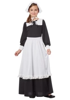 Girl's Pilgrim Costume Outfit