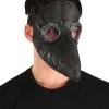Plague Doctor Black Mask 1 Plague Doctor Black Mask -Halloween Costume Shop plague doctor black mask