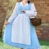 Belle Blue Dress Costume For Plus Size Women From Disney's Beauty And The Beast -Halloween Costume Shop plus size beauty and the beast belle blue dress costume 2