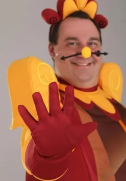 Cogsworth Costume For Plus Size Men From Disney's Beauty And The Beast -Halloween Costume Shop plus size beauty and the beast cogsworth costume alt 3