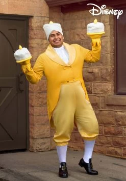 Lumiere Costume For Plus Size Men From Disney's Beauty And The Beast