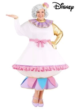 Mrs. Potts Costume For Plus Size Women From Disney's Beauty And The Beast -Halloween Costume Shop plus size beauty and the beast mrs potts costume alt 3