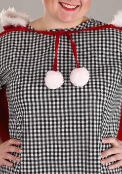 Women's Plus Size Dr. Seuss Cindy Lou Who Costume Dress -Halloween Costume Shop plus size christmas girl costume alt 3