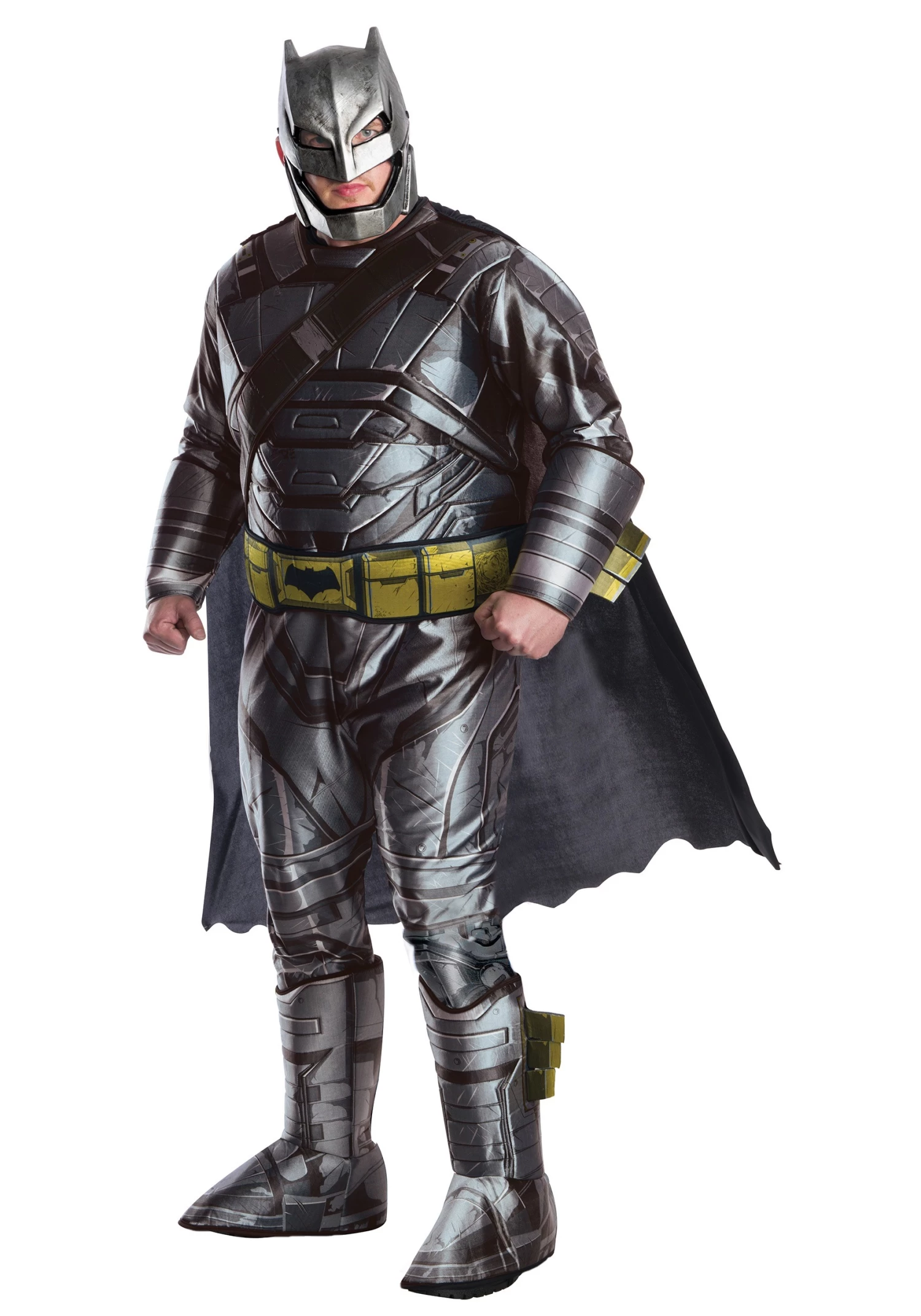 Men's Plus Size Deluxe Dawn Of Justice Armored Batman Costume 3 Men's Plus Size Deluxe Dawn Of Justice Armored Batman Costume