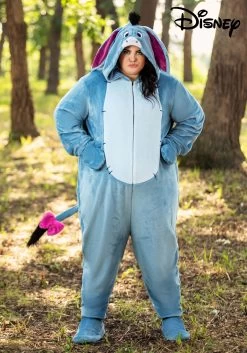 Deluxe Plus Size Disney Eeyore Costume For Adults