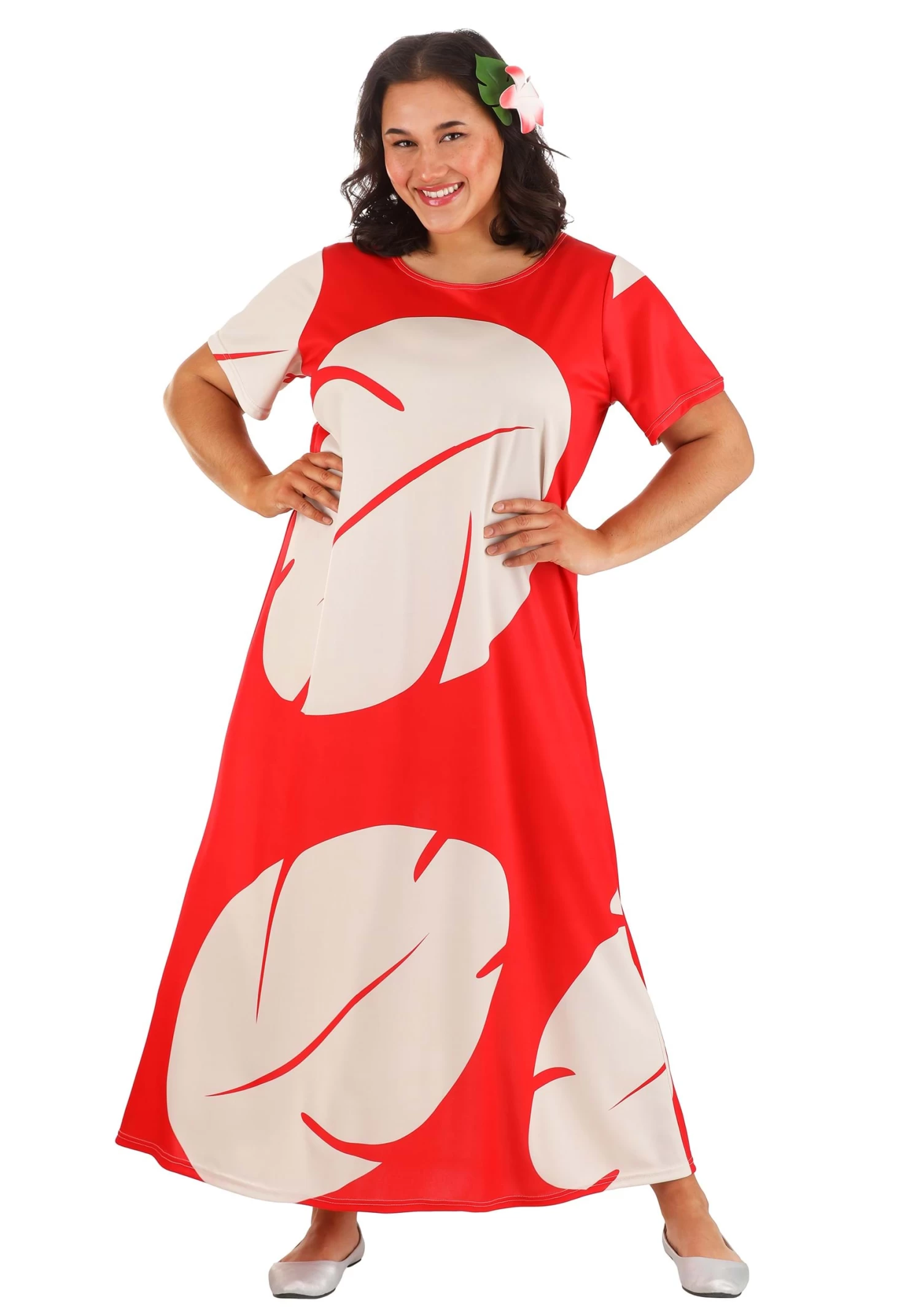 Women's Plus Size Deluxe Disney Lilo Costume Dress 8 Women's Plus Size Deluxe Disney Lilo Costume Dress - Image 6