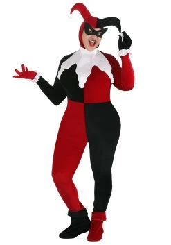 Plus Size Deluxe Harley Quinn Costume For Women