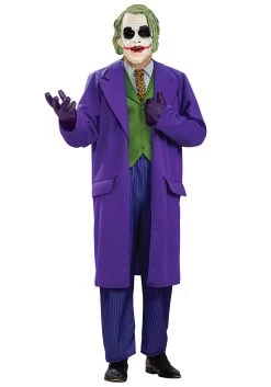 Men's Plus Size Deluxe Joker Costume