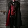 Deluxe Men's Vampire Plus Size Costume -Halloween Costume Shop plus size deluxe mens vampire costume