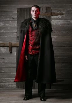 Deluxe Men's Vampire Plus Size Costume