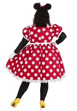 Disney Plus Size Deluxe Minnie Mouse Adult Costume -Halloween Costume Shop plus size deluxe minnie mouse costume alt 1