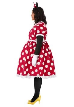 Disney Plus Size Deluxe Minnie Mouse Adult Costume -Halloween Costume Shop plus size deluxe minnie mouse costume alt 2
