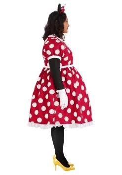 Disney Plus Size Deluxe Minnie Mouse Adult Costume -Halloween Costume Shop plus size deluxe minnie mouse costume alt 3