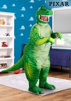 Adult Plus Size Deluxe Toy Story Rex Costume