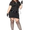 LEG AVENUE Women's Plus Size Dirty Cop Costume -Halloween Costume Shop plus size dirty cop costume