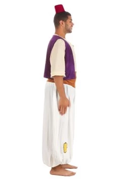 Plus Size Deluxe Disney Aladdin Costume For Men -Halloween Costume Shop plus size disney aladdin costume alt 5