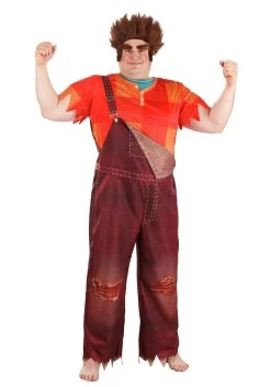 Plus Size Disney Wreck It Ralph Men's Costume -Halloween Costume Shop plus size disney wreck it ralph costume alt 6