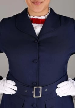 Women's Plus Size Mary Poppins Costume -Halloween Costume Shop plus size mary poppins costume alt 6