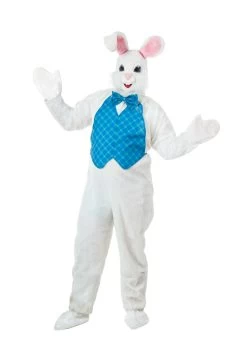 Plus Size Adult Mascot Easter Bunny Costume