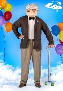 Plus Size Carl Disney UP Costume For Men