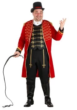 Plus Size Dashing Ringmaster Men's Costume