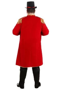 Plus Size Dashing Ringmaster Men's Costume -Halloween Costume Shop plus size mens dashing ringmaster costume alt 6