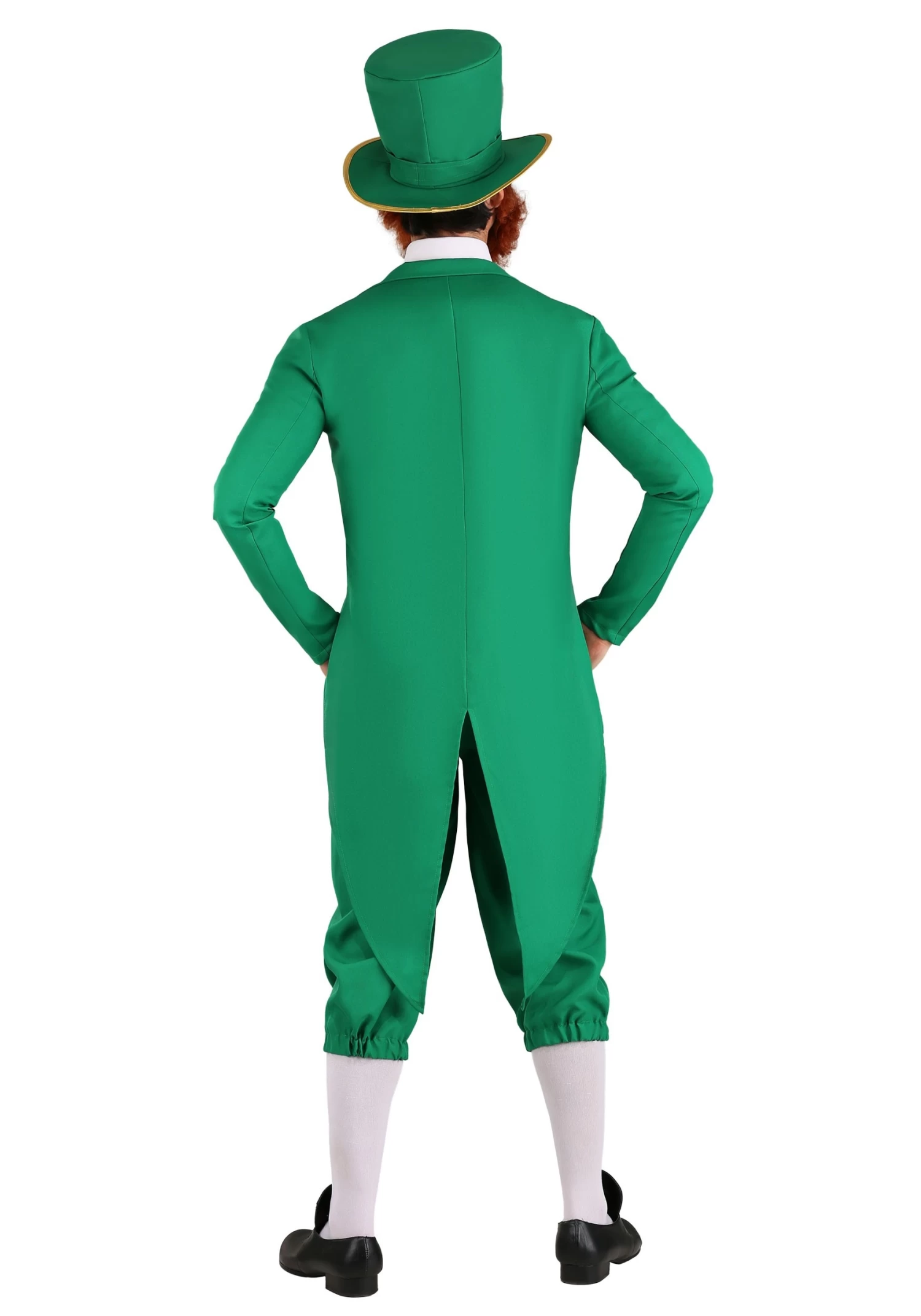 Men's Plus Size Lucky Leprechaun Costume 4 Men's Plus Size Lucky Leprechaun Costume - Image 2