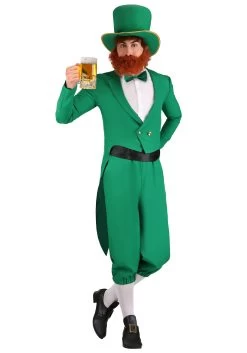 Men's Plus Size Lucky Leprechaun Costume