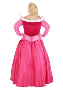 Women's Plus Size Premium Disney Aurora Sleeping Beauty Costume -Halloween Costume Shop plus size premium disney aurora sleeping beauty co alt 3