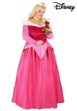 Women's Plus Size Premium Disney Aurora Sleeping Beauty Costume -Halloween Costume Shop plus size premium disney aurora sleeping beauty co alt 5