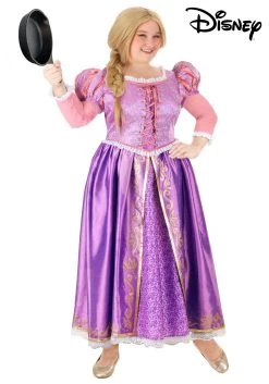 Plus Size Premium Rapunzel Women's Costume Dress