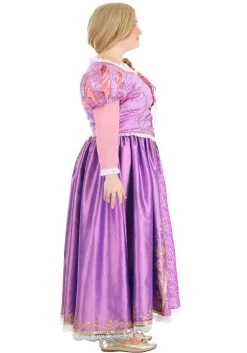 Plus Size Premium Rapunzel Women's Costume Dress -Halloween Costume Shop plus size premium rapunzel costume alt 3