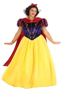 Plus Size Women's Premium Snow White Costume -Halloween Costume Shop plus size premium snow white costume alt 7