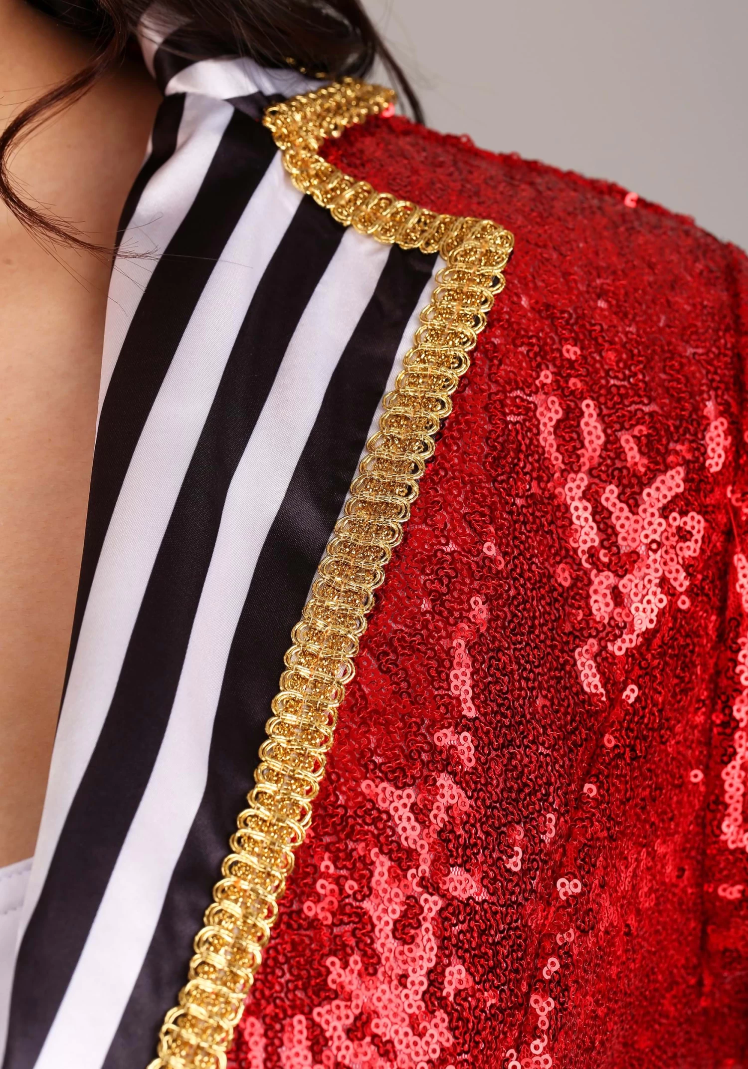 Plus Size Sexy Sequin Ringmaster Costume For Women 6 Plus Size Sexy Sequin Ringmaster Costume For Women - Image 4